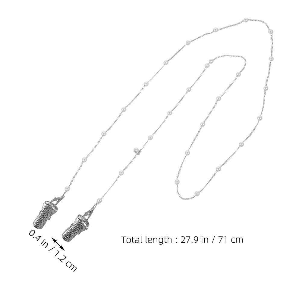 여성용 비즈 안경 끈 2개 세트, 진주 안경 체인 마스 - Mask Chain Holder 리뷰 및 가격