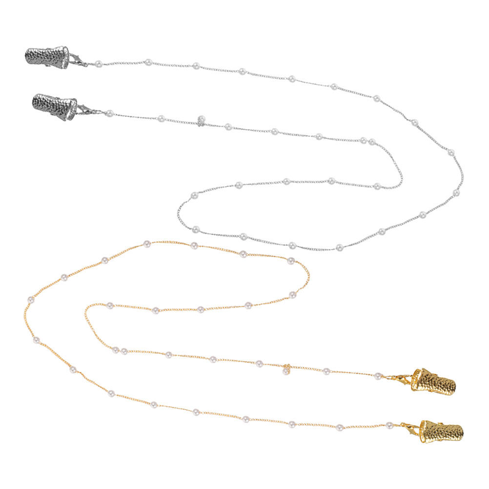 여성용 비즈 안경 끈 2개 세트, 진주 안경 체인 마스 - Mask Chain Holder 리뷰 및 가격