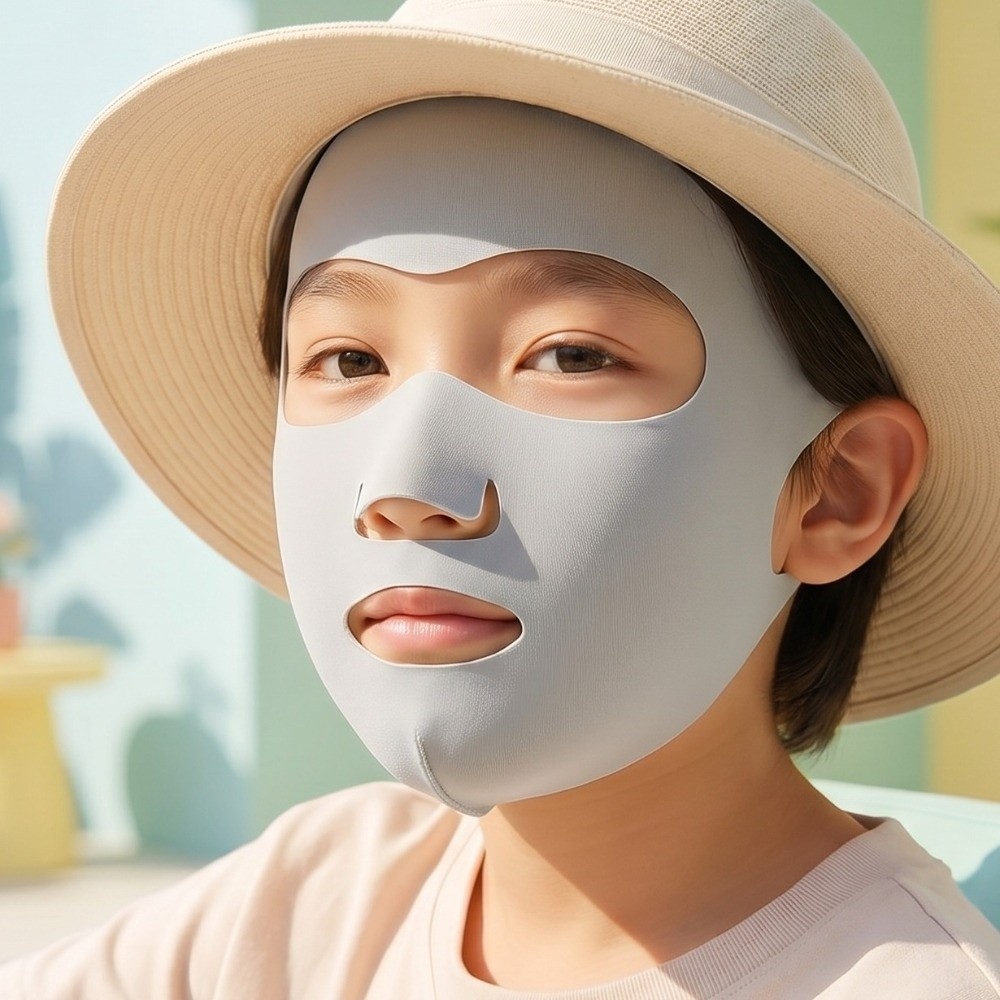 경량 통기성 어린이용 풀 페이스 마스크 아이스 실크 오 - Respirator Half Face 리뷰 및 가격